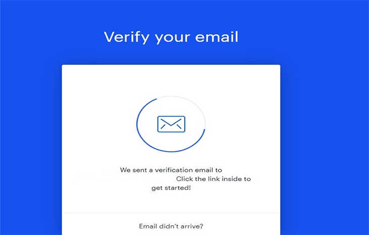 ایمیل تایید ثبت نام کوین بیس